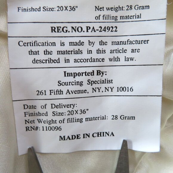 New Vintage King Shams Bedskirt Set Silk Ribbon Rose Velvet Design Cream Satin - Picture 14 of 16